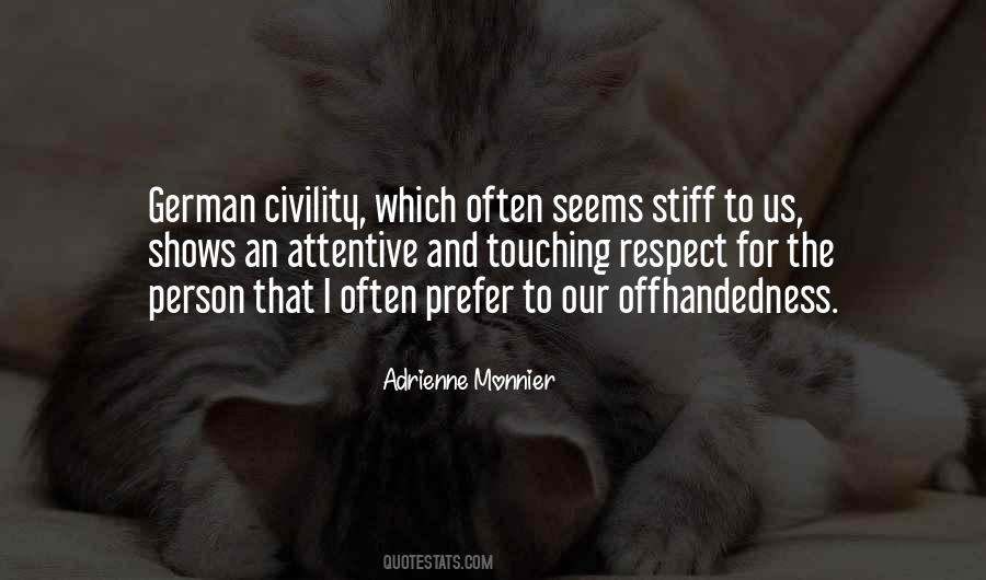 Civility And Respect Quotes #1331026