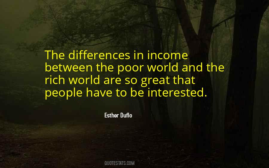 Poor And Rich People Quotes #1235331