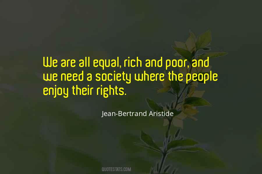 Poor And Rich People Quotes #680465