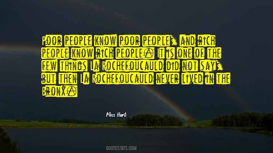 Poor And Rich People Quotes #947401