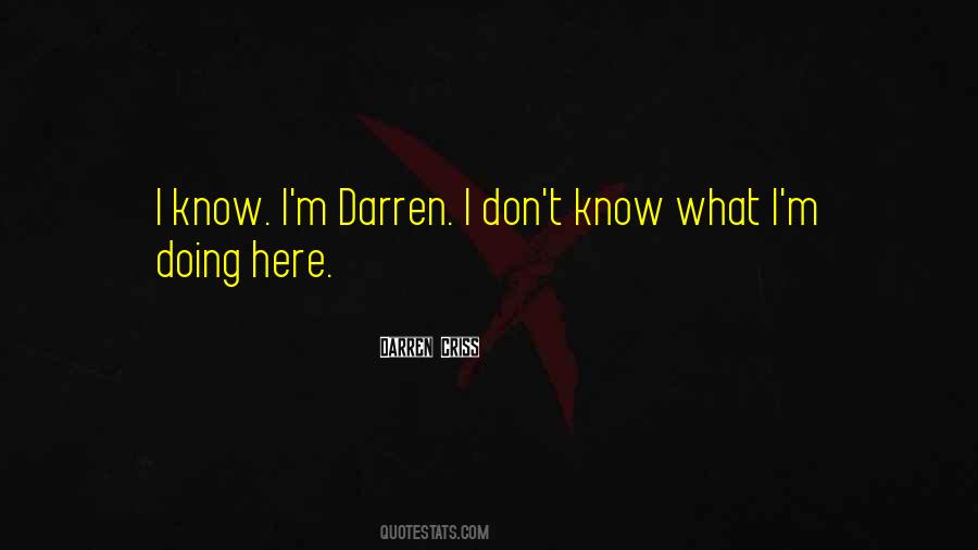 Darren Quotes #96568