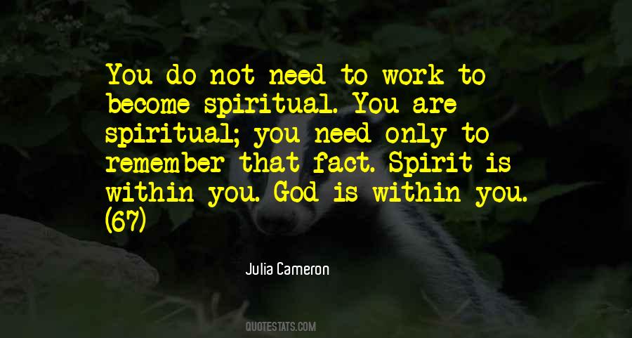 Spiritual Work Quotes #482544