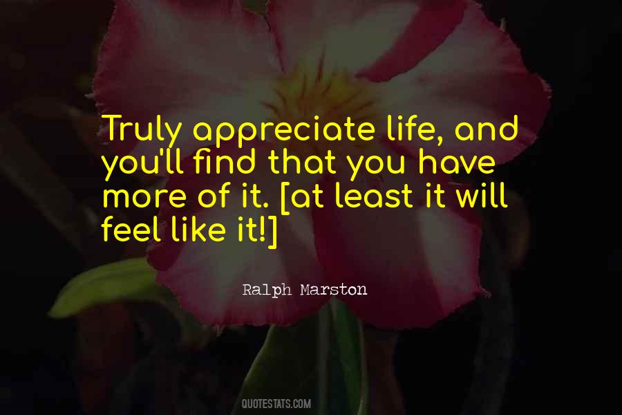 Appreciate More Quotes #206009