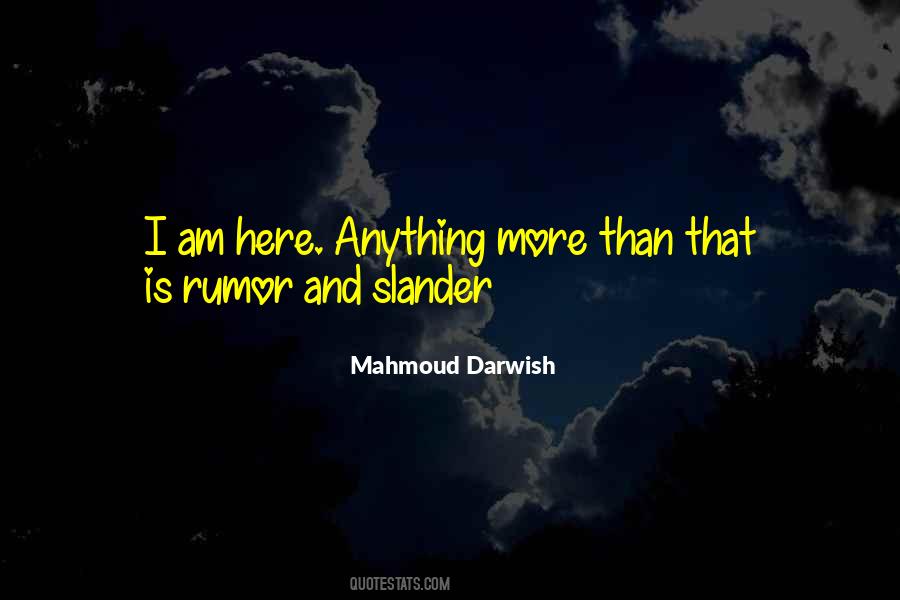 Darwish Quotes #1739800
