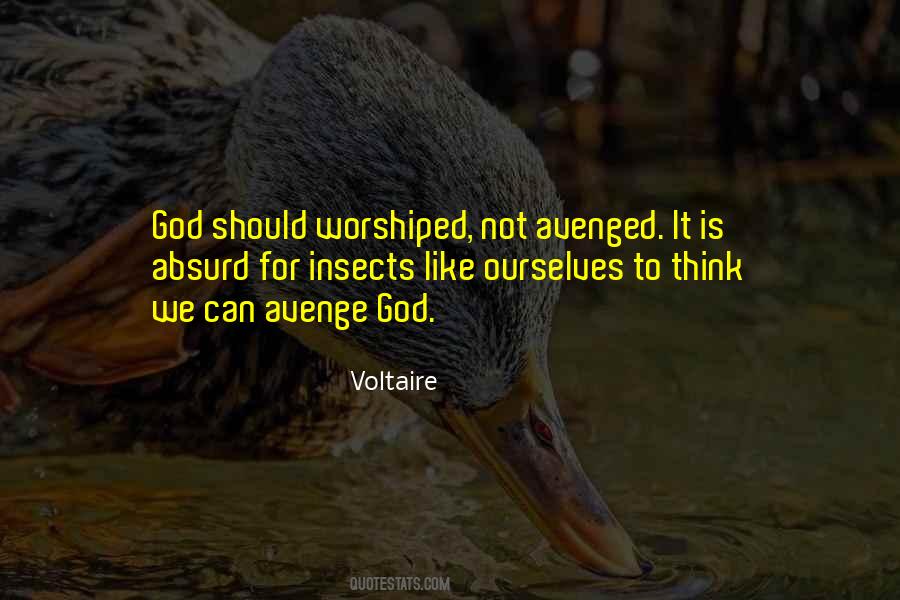 Worshiped God Quotes #1708016