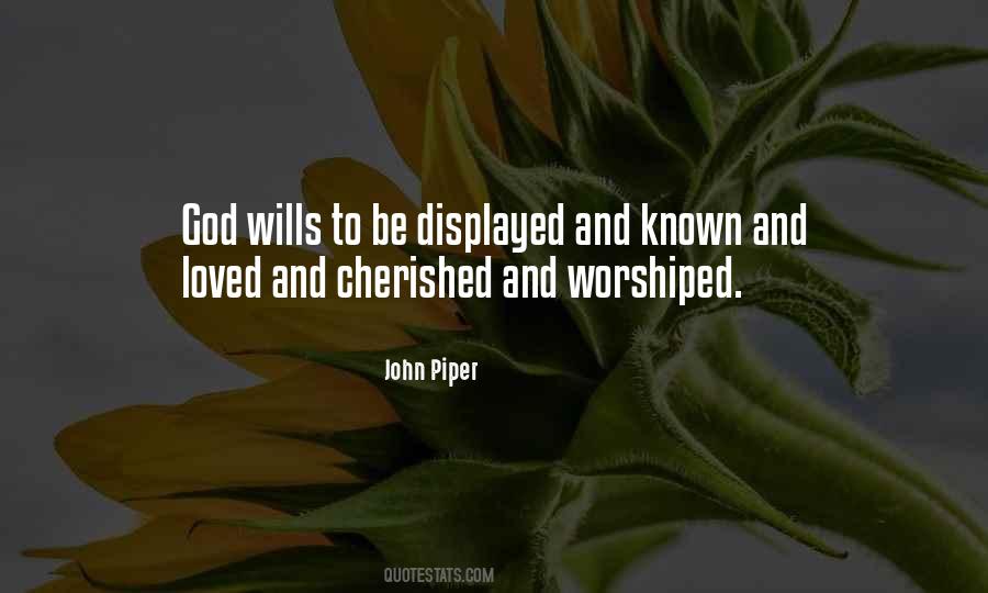 Worshiped God Quotes #1829781