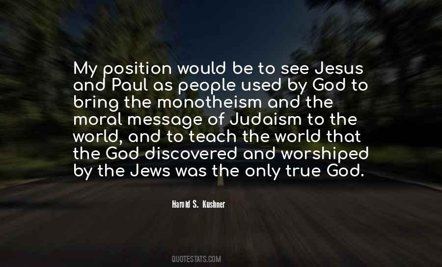 Worshiped God Quotes #246895