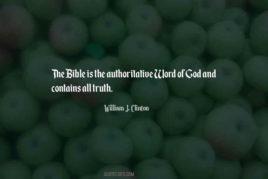 Truth Of The Bible Quotes #1240410