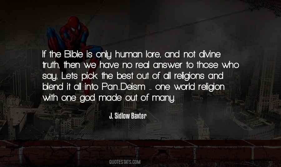 Truth Of The Bible Quotes #1623294