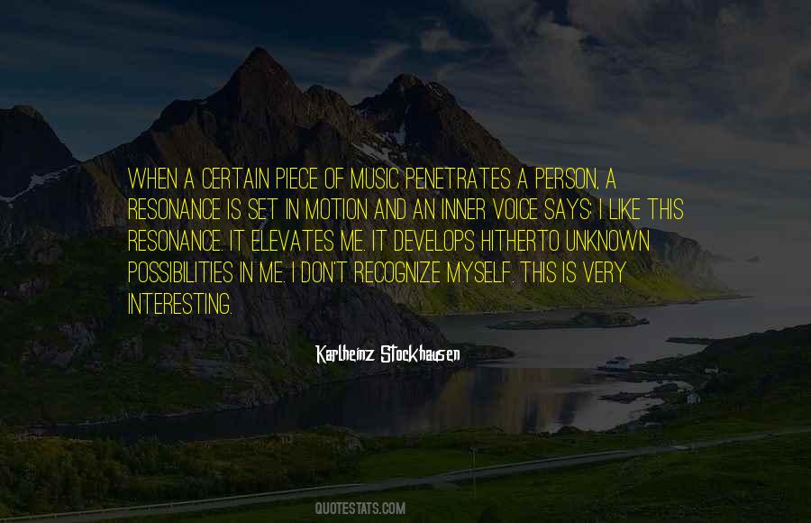 Stockhausen Music Quotes #496963