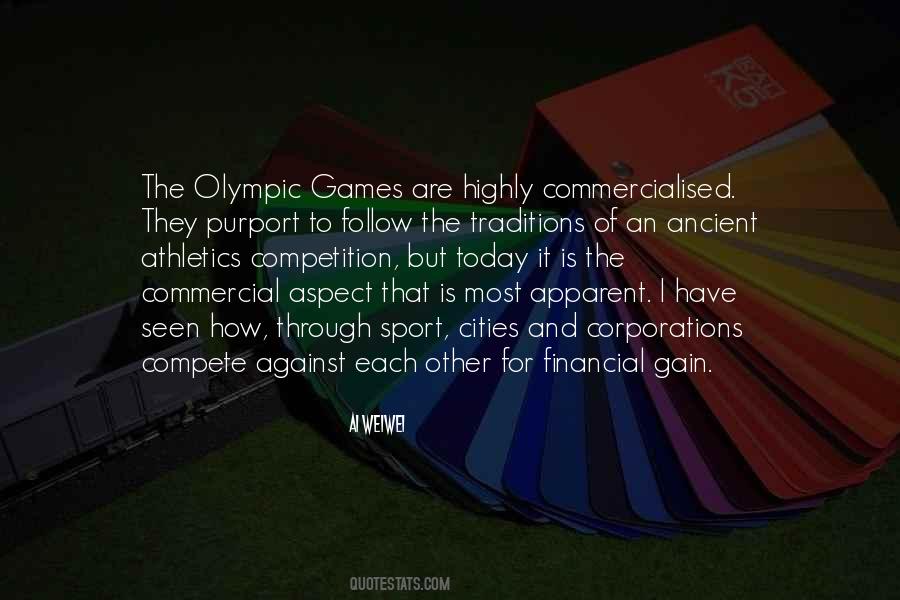 Quotes About The Olympic Games #100216