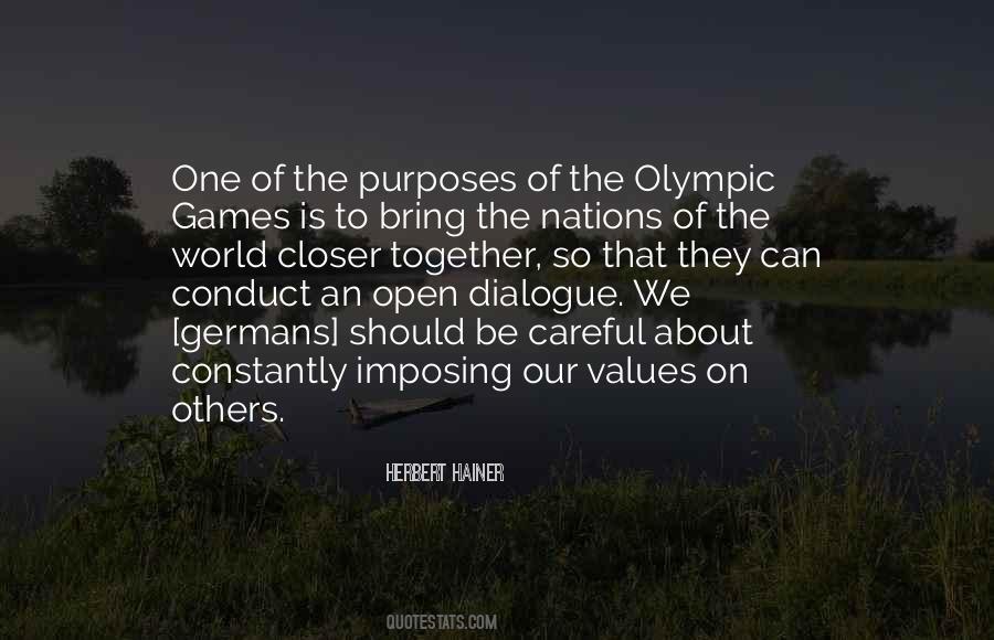 Quotes About The Olympic Games #1544070