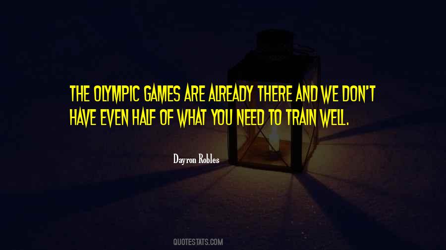 Quotes About The Olympic Games #176351