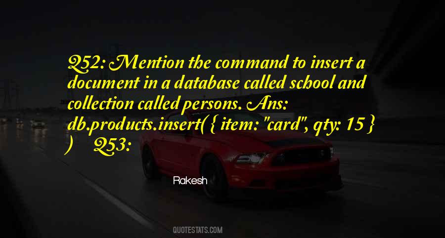 Database Quotes #342641