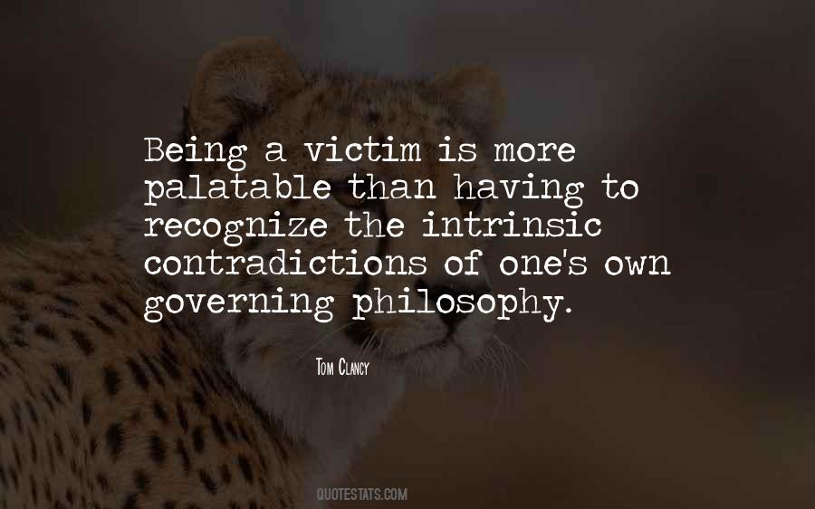 Being A Victim Quotes #1593539