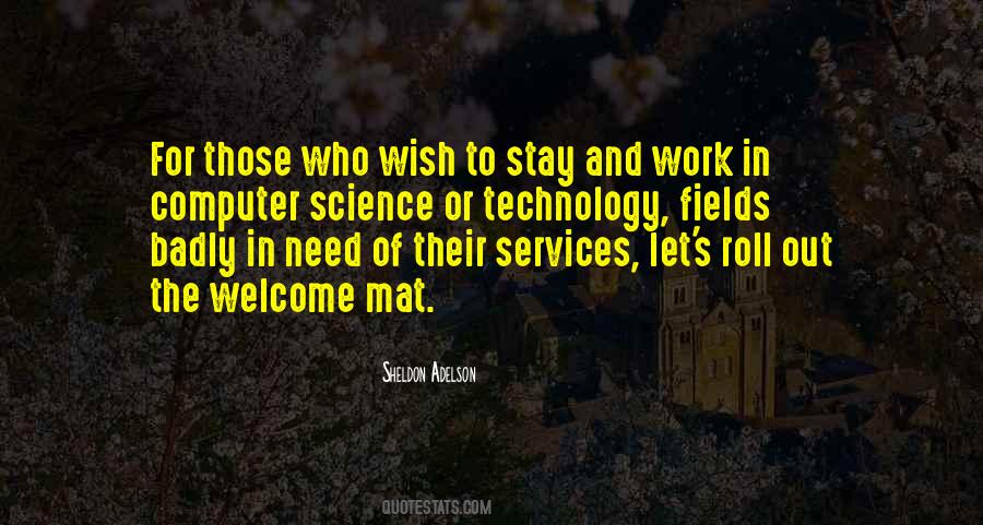Welcome Mat Quotes #459800