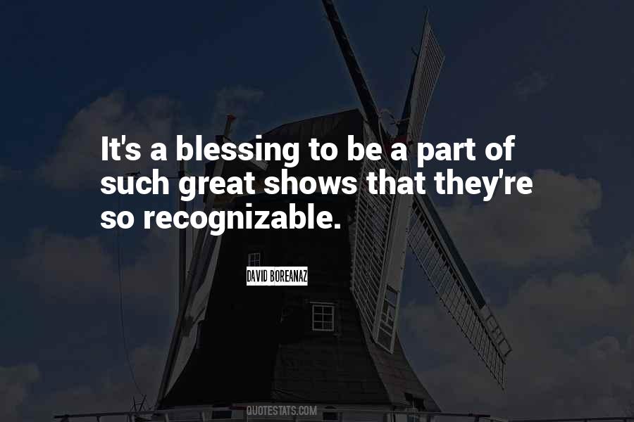 Such A Blessing Quotes #407197