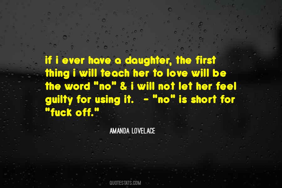 Daughter's First Love Quotes #1506283