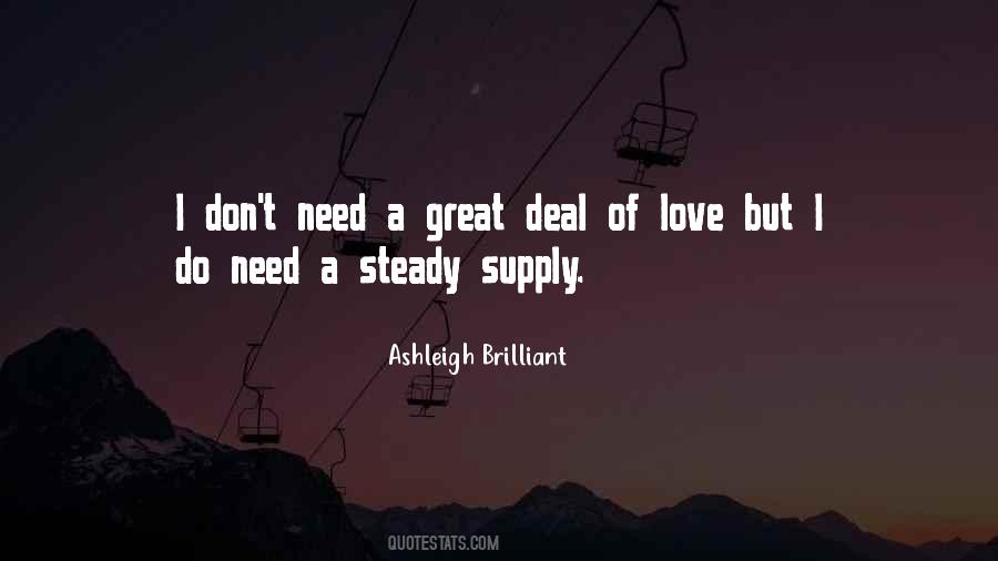 Steady Love Quotes #1260466