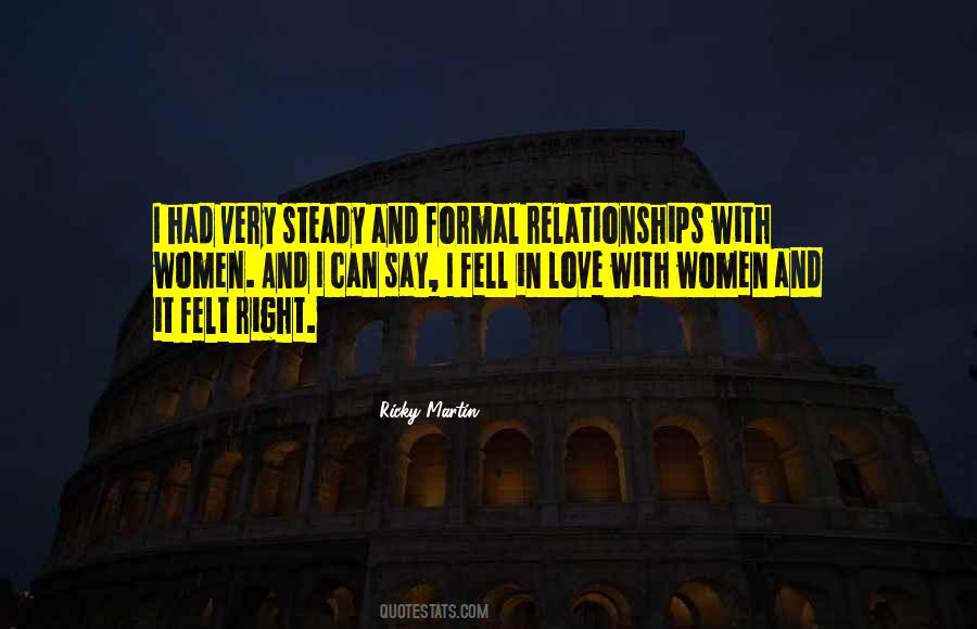 Steady Love Quotes #1364013