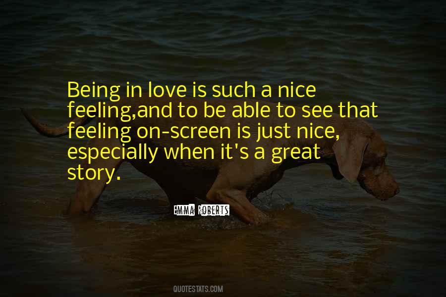 Nice Feeling Quotes #927400