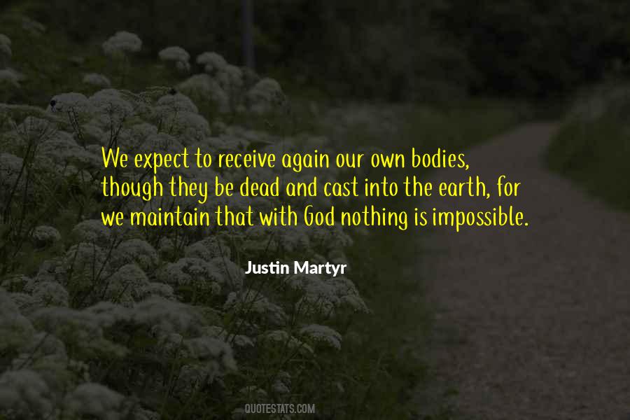 Quotes About Justin Martyr #1779759