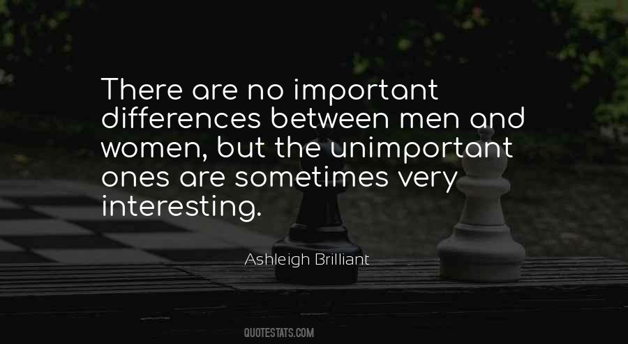 Differences Between Men And Women Quotes #1002822