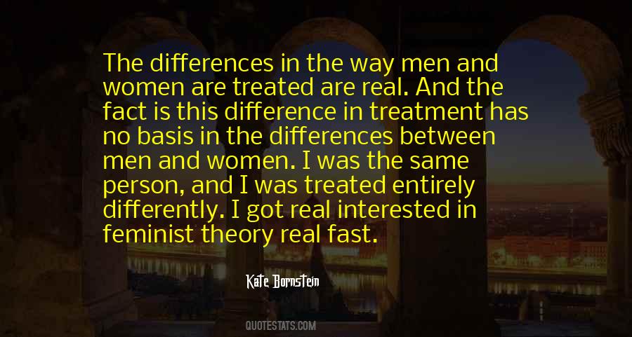 Differences Between Men And Women Quotes #1824081