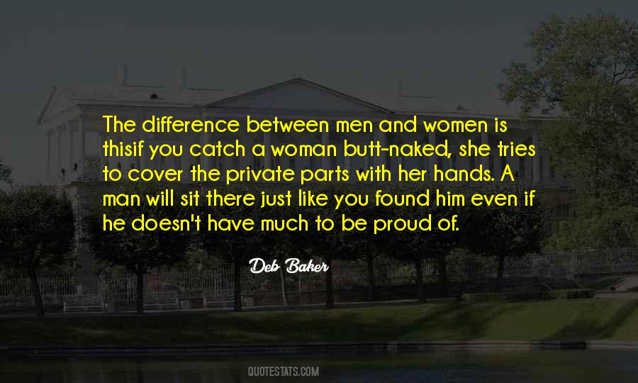 Differences Between Men And Women Quotes #1828821