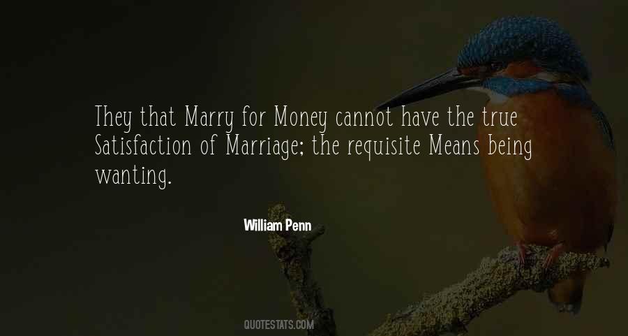 Marry For Money Quotes #316540