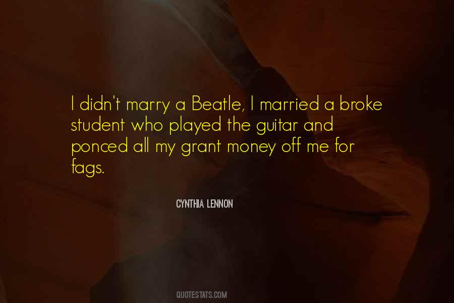 Marry For Money Quotes #851115