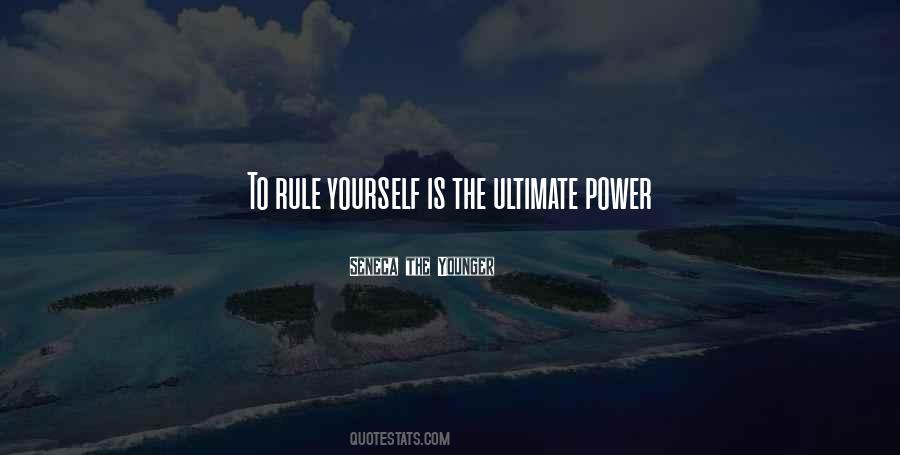 Rule Yourself Quotes #1756675