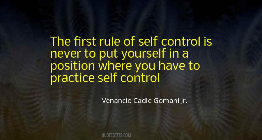 Rule Yourself Quotes #834258