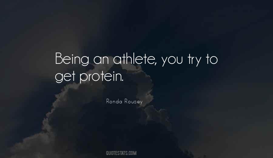 Being An Athlete Quotes #1327158