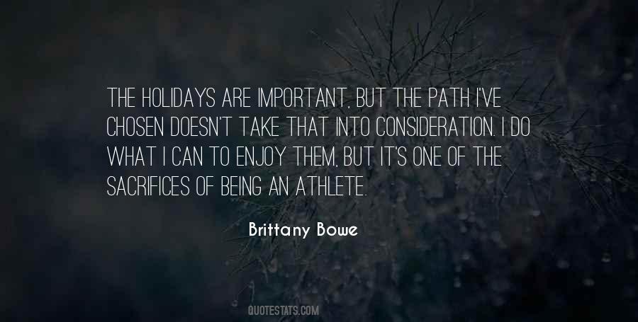 Being An Athlete Quotes #314962