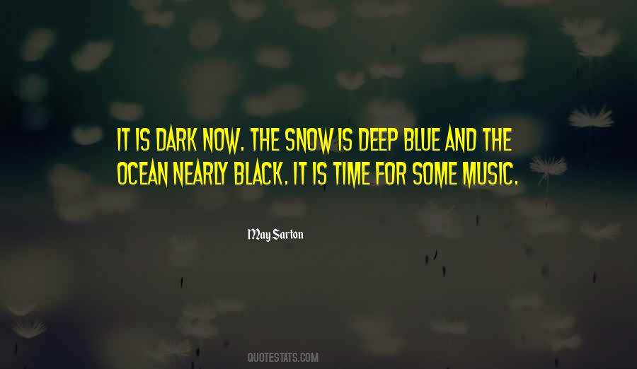 Dark Blue Quotes #580790