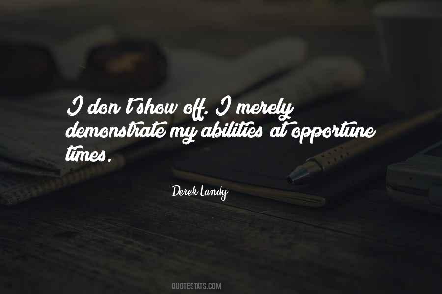 My Abilities Quotes #1027912