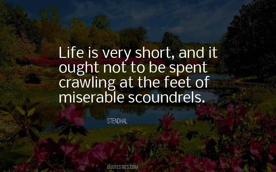 Very Short Life Quotes #1708915
