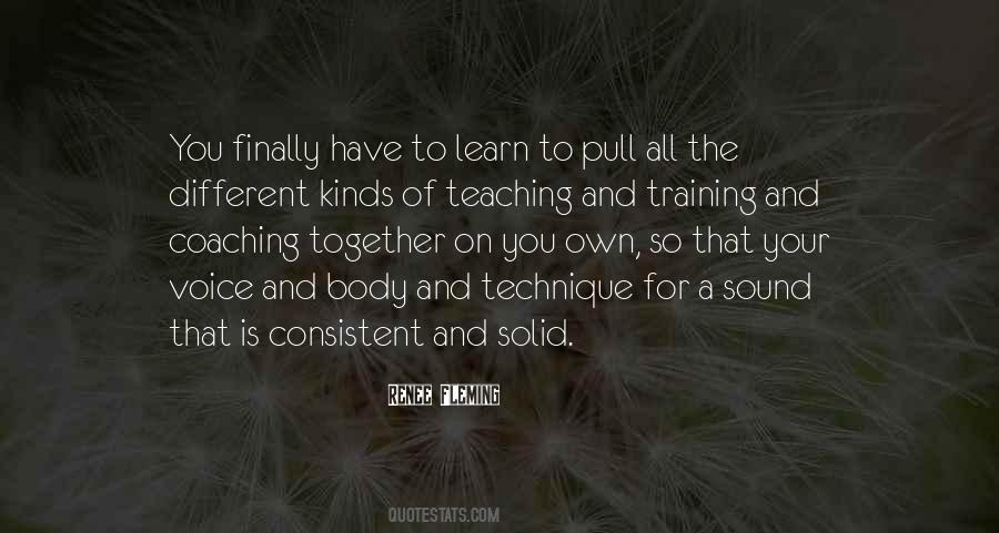 Teaching Or Coaching Quotes #1472462