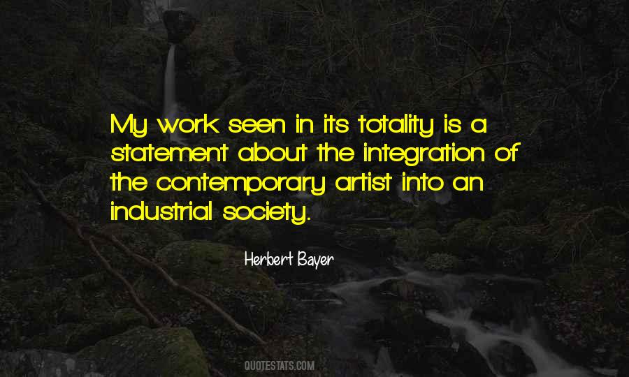 Contemporary Artist Quotes #1031750
