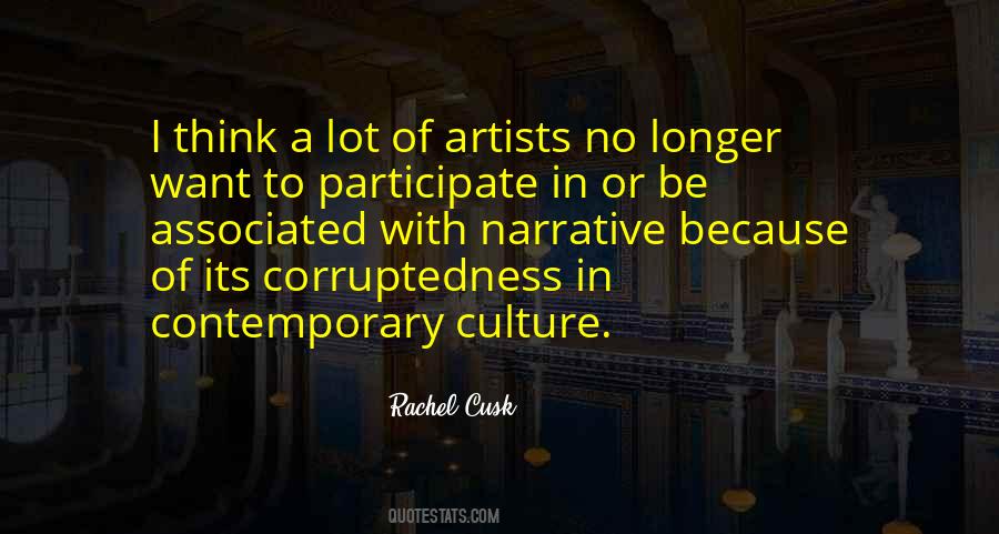 Contemporary Artist Quotes #263538