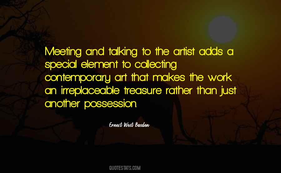 Contemporary Artist Quotes #975492