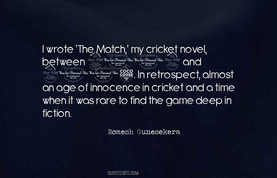 Game Of Cricket Quotes #826043