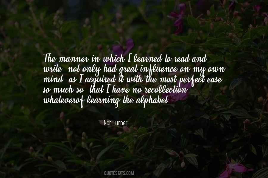 Learned To Read Quotes #542707