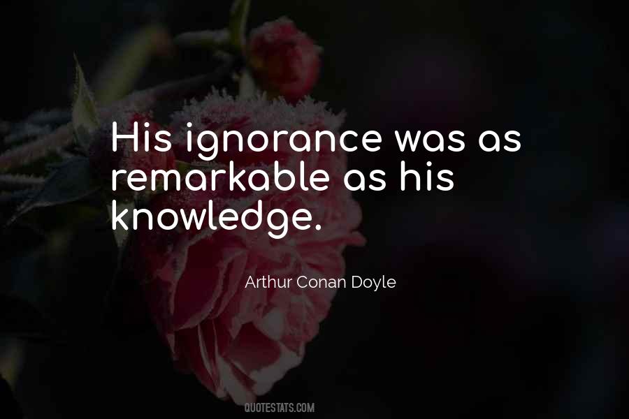 Knowledge Ignorance Quotes #111851