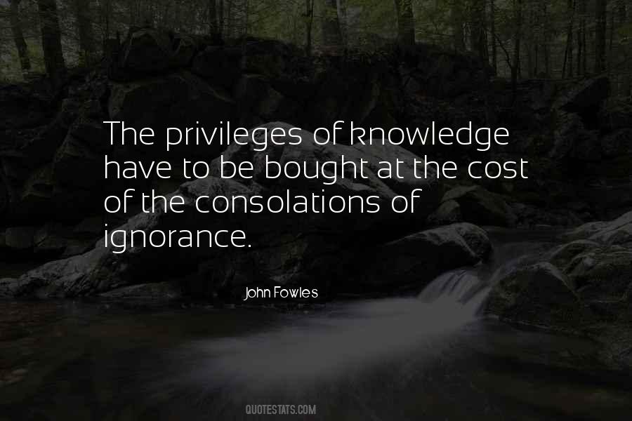 Knowledge Ignorance Quotes #16407