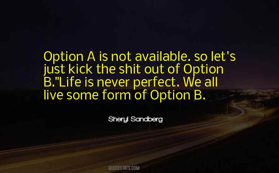 Option B Quotes #1794960