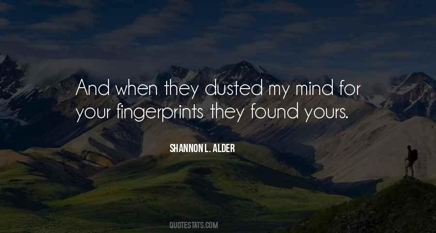 Fingerprints Love Quotes #1171651