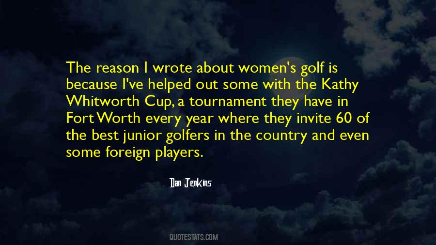 Quotes About Junior Golf #937533