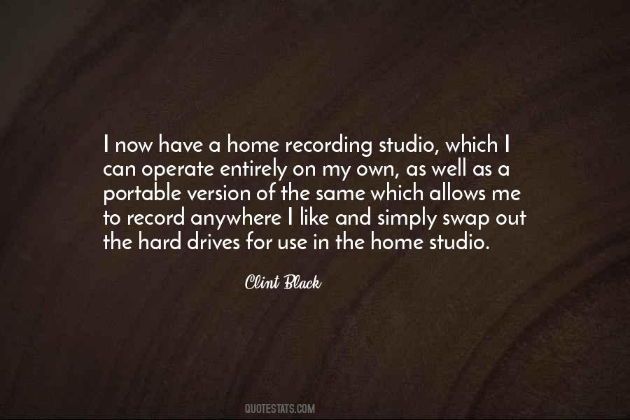 Studio Recording Quotes #1109208